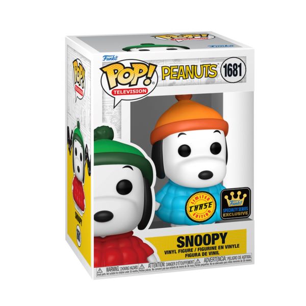 FUNKO POP PEANUTS Snoopy con Giubbino 1681 In box (11x16cm) …x6…X36